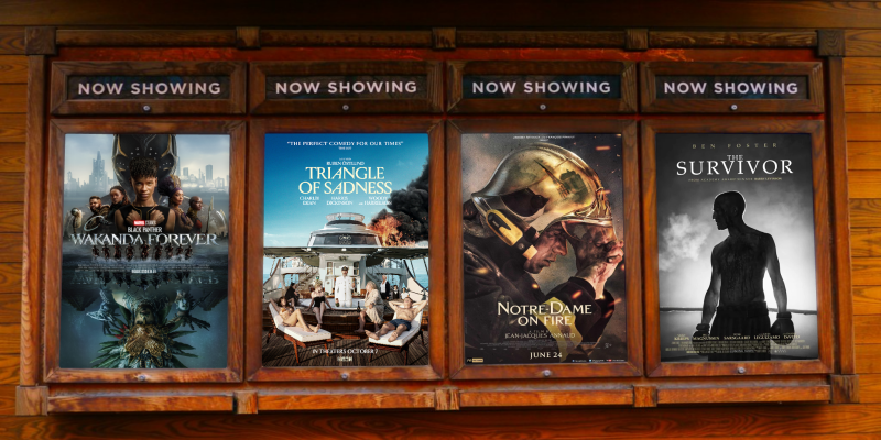 Now Showing: Black Panther – Wakanda Forever, Triangle of Sadness, Notre Dame On Fire, The Survivor and The Worst Person in the World