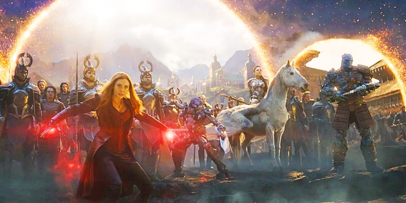 Endgame’s Portal Scene Recreated With MCU Phase 4 Characters In Fan Art