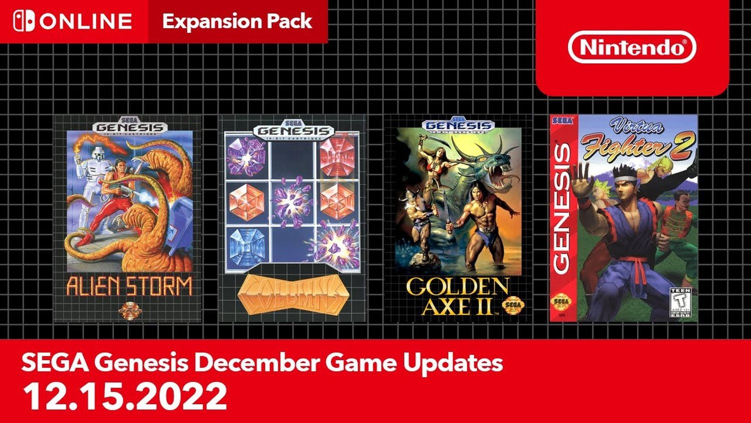 Four More SEGA Genesis Titles Come to Nintendo Switch Online — GeekTyrant