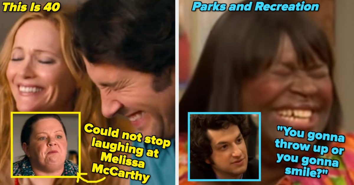 17 Funny Scenes Actors Kept Laughing During