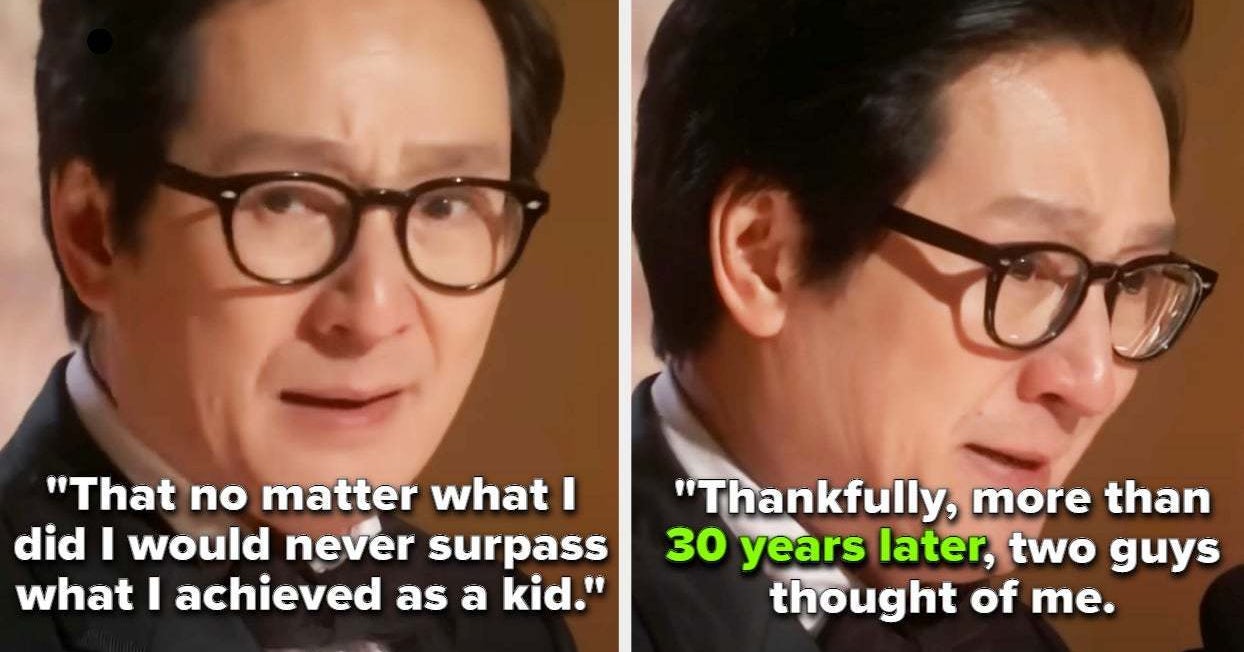 Ke Huy Quan Golden Globes Speech Reactions