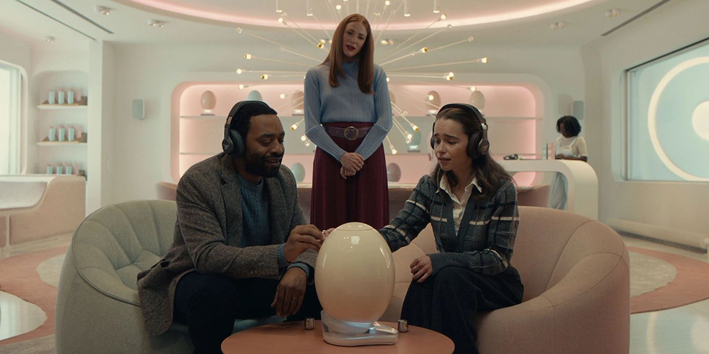 Emilia Clarke Stars in Middling Futuristic Story