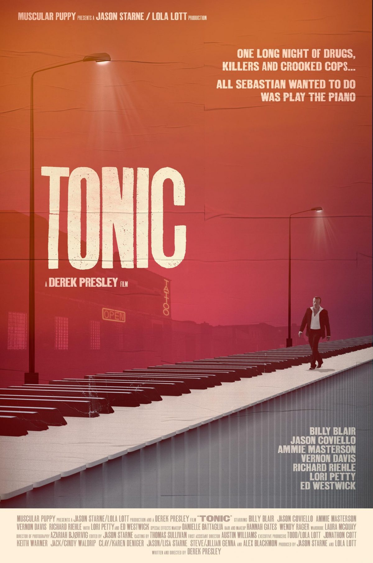 Upcoming New Indie Crime Drama “TONIC” (2023): The Perils of The Piano Man