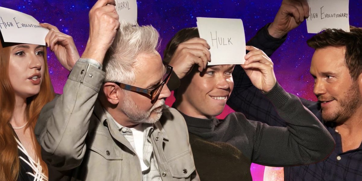 ‘Guardians of the Galaxy Vol. 3’ Cast Plays an MCU Version of Heads Up!