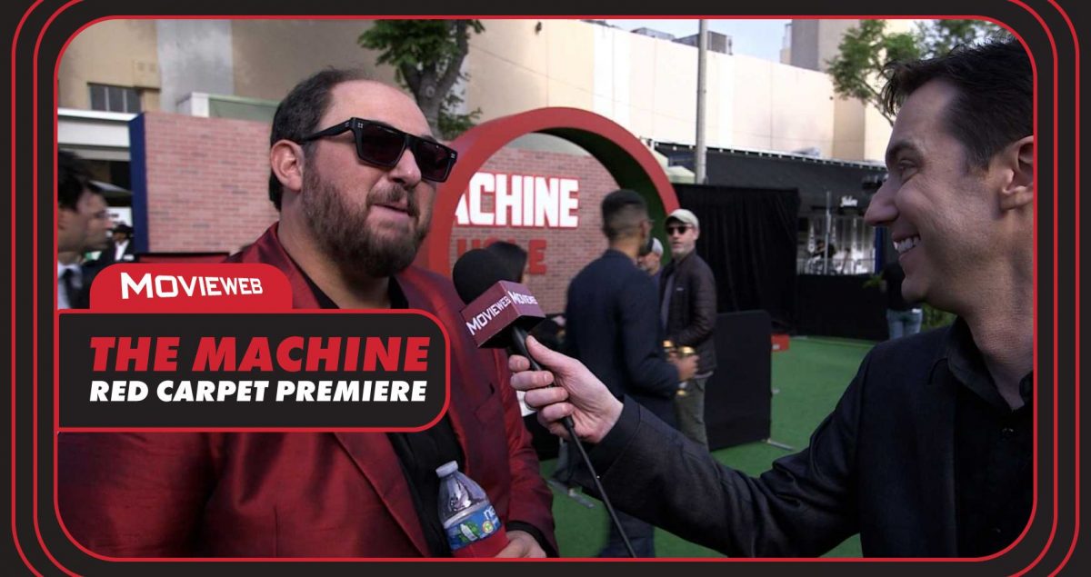 Boozing and Flirting on the Red Carpet for The Machine Premiere