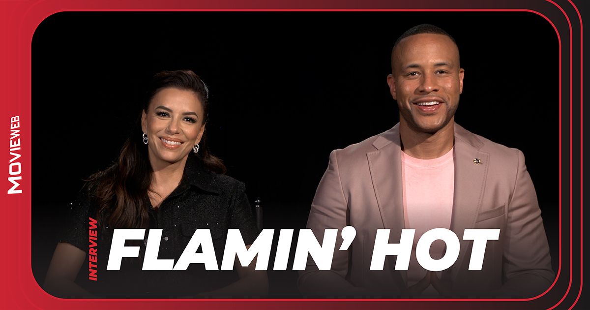 Eva Longoria, DeVon Franklin, and the Cast of Flamin’ Hot Get Spicy