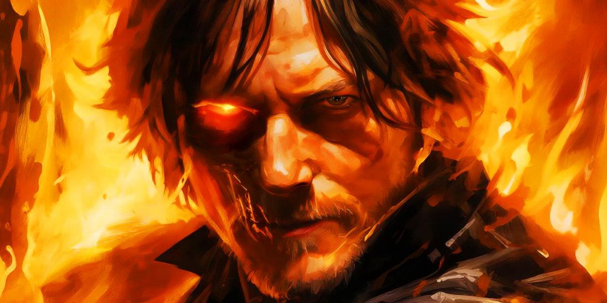 The Walking Dead Star Becomes The MCU’s Ghost Rider In Red-Hot Fan Art