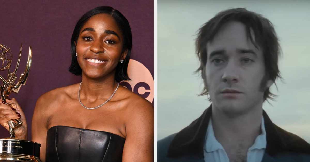 Matthew Macfadyen Reacted To Ayo Edebiri Saying That Her Mr. Darcy Screensaver Got Her Grounded