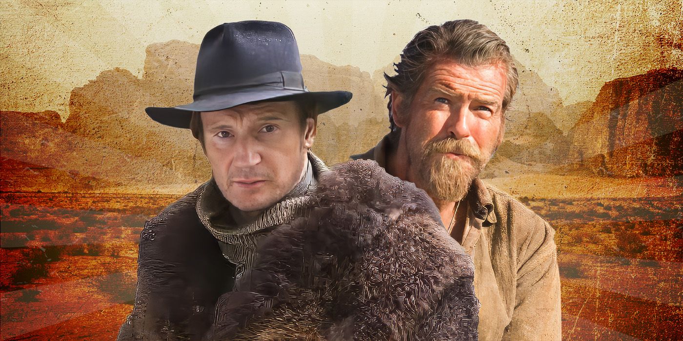 This Liam Neeson & Pierce Brosnan Revenge Western Has the Ultimate Twist
