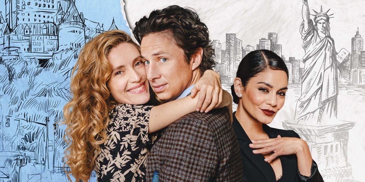 Zach Braff, Vanessa Hudgens & Évelyne Brochu Talk ‘Hilarious’ French Girl