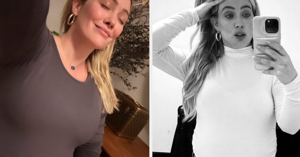 Hilary Duff Really Wants People To Stop Asking When The Baby Is Coming, Because Her Guess Is As Good As Yours