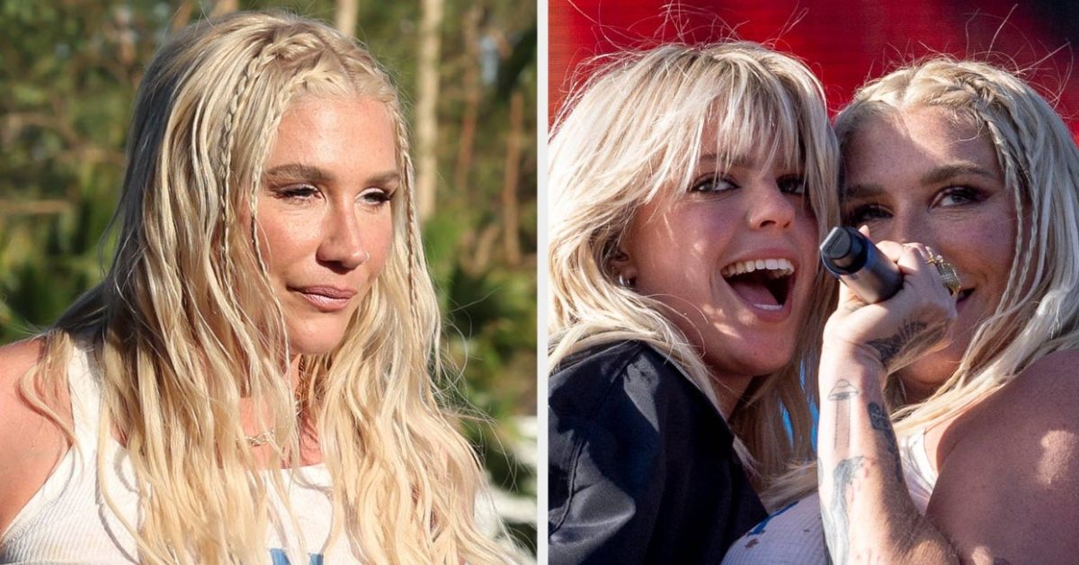 Kesha Changes Tik Tok Lyric During Coachella Appearance