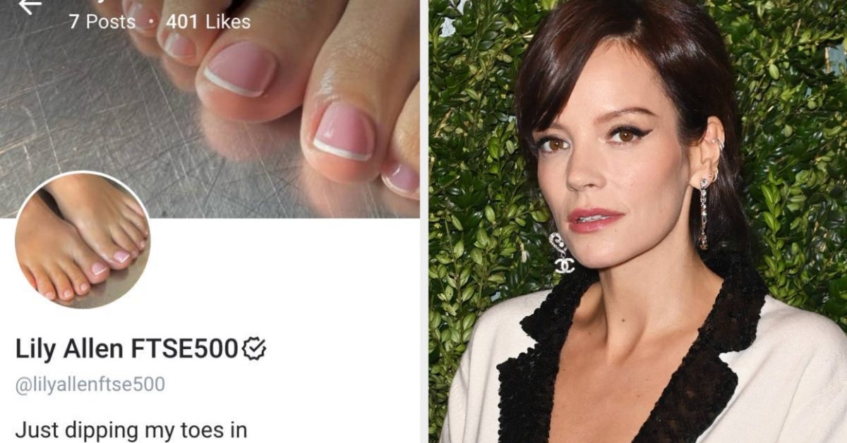 Lily Allen Is Now Selling Foot Content On OnlyFans