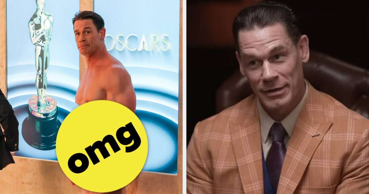 John Cena Admitted That Appearing Naked At The Oscars Was More Difficult Than Any Other Sex Scene He's Filmed