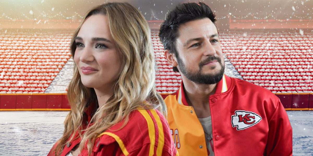 Hunter King and Tyler Hynes Are All In on the Chiefs After Filming ‘Holiday Touchdown A Chiefs Love Story’