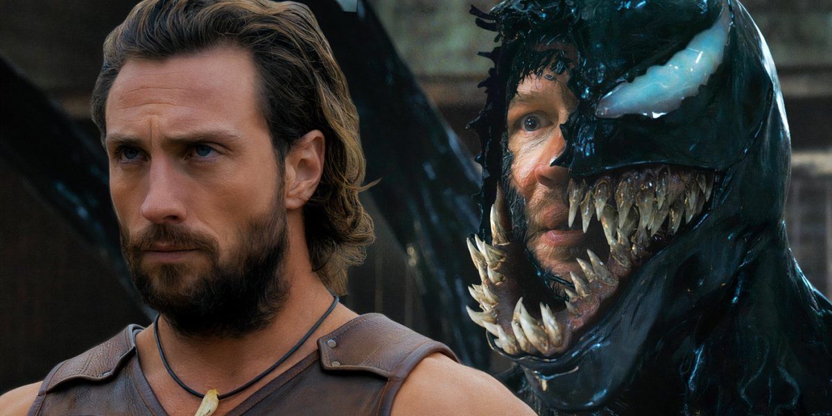 Kraven The Hunter Crosses Over With Venom In Scrapped Concept Art From The Marvel Movie