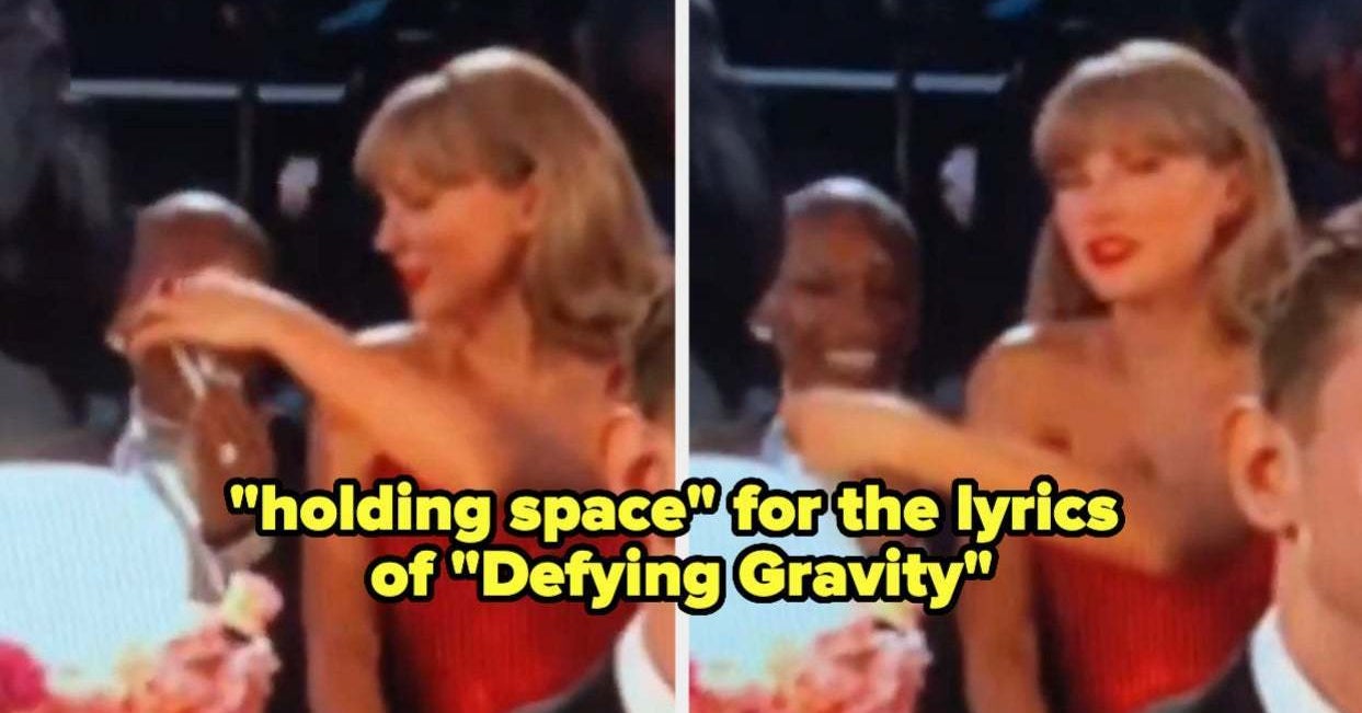 Taylor Swift And Cynthia Erivo Recreated The Viral "Holding Space" Meme At The Grammys, And You Have To See The Video