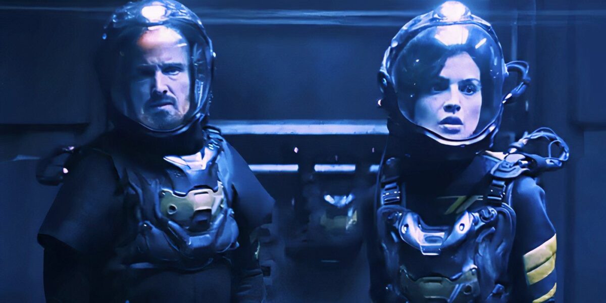 Eiza González and Aaron Paul Lead a Funky Sci-Fi Horror That Steals From the Greats