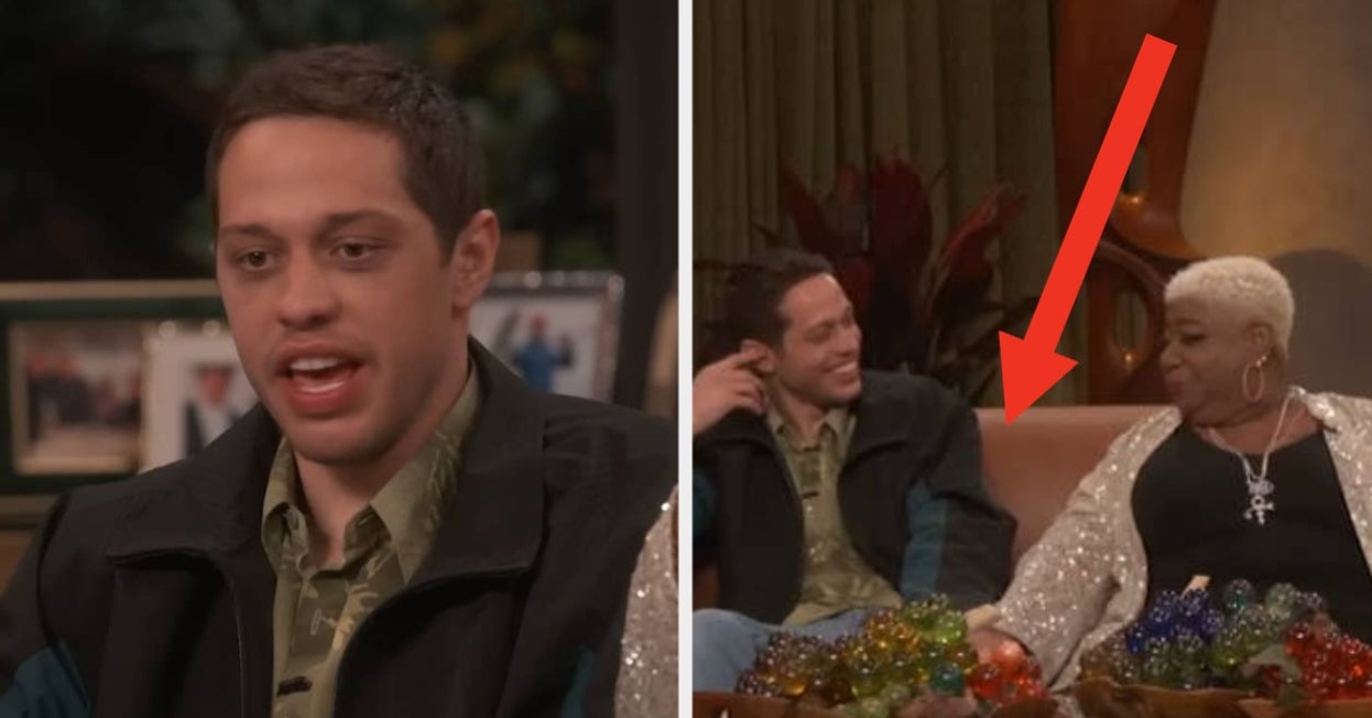 Luenell Awkwardly Touches Pete Davidson’s Leg On TV