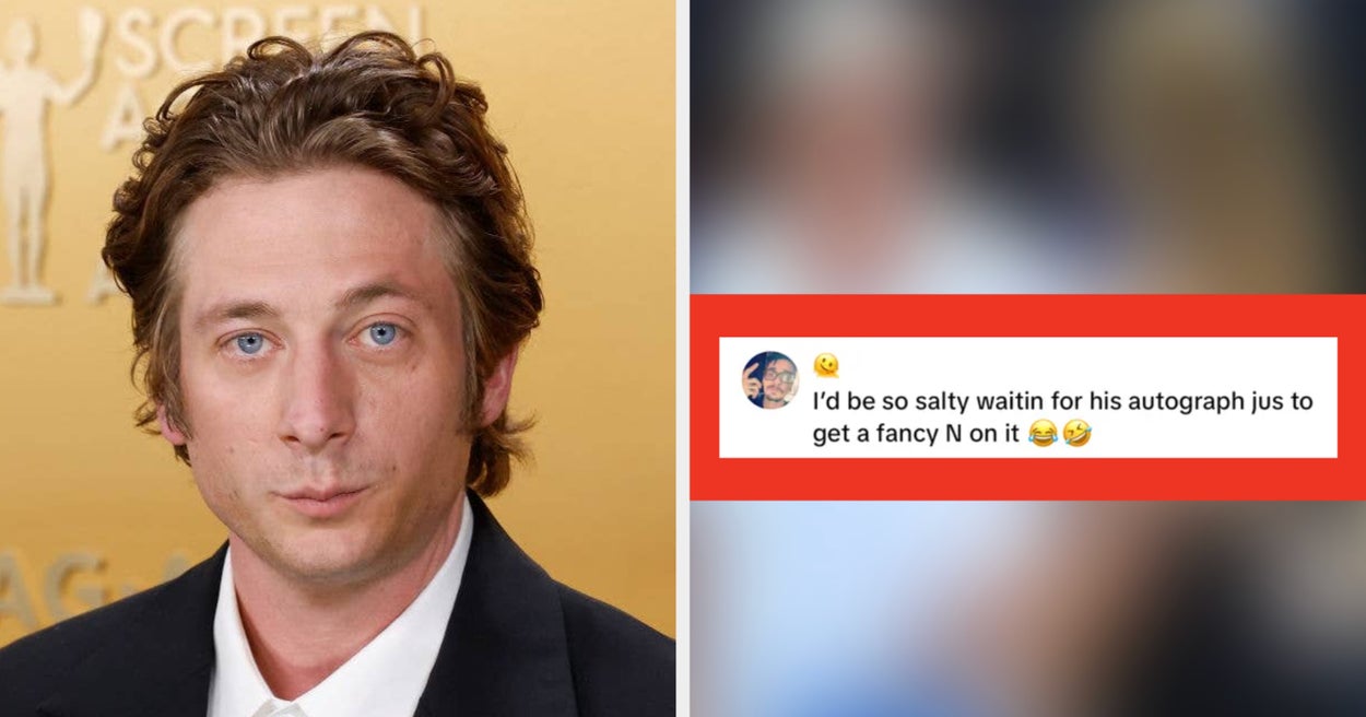 Jeremy Allen White’s Bizarre Autograph Goes Viral
