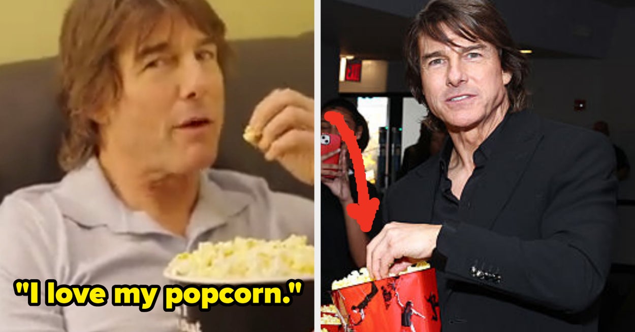 Tom Cruise Is Going Mega Viral For How He Eats Popcorn, And It's(02)