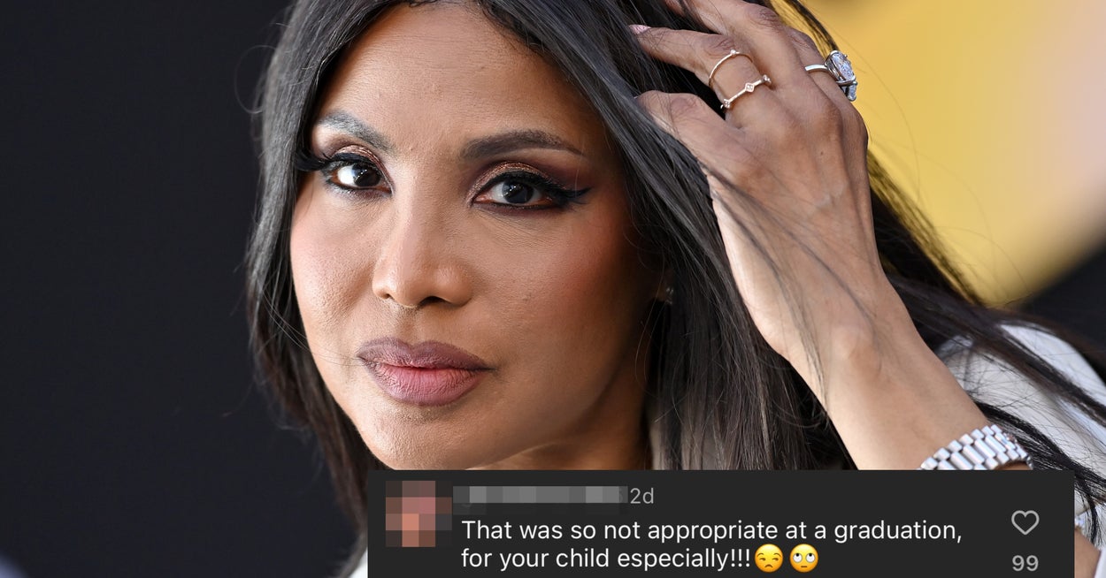Toni Braxton Is Going Viral For The "Inappropriate" Outfit She Wore To Her Son's Graduation