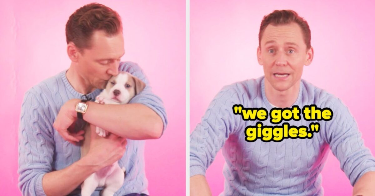Tom Hiddleston Puppy Interview