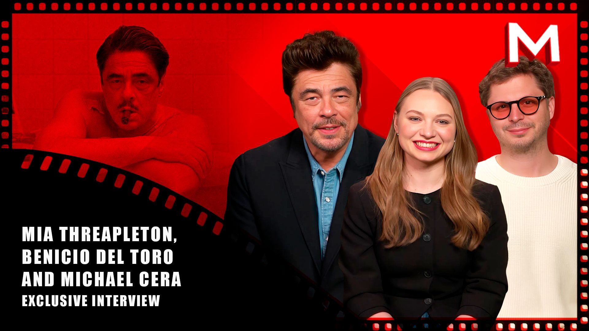 Benicio Del Toro and Michael Cera Discuss Action in Wes Anderson's Latest, 'The Phoenician Scheme'